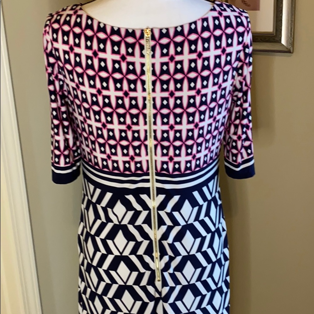 Eliza J Shift Patterned Dress - Picture 5 of 7